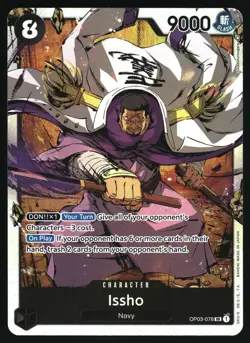 Issho OP03-078 SR Foil Pillars of Strength One Piece Card - Image 1