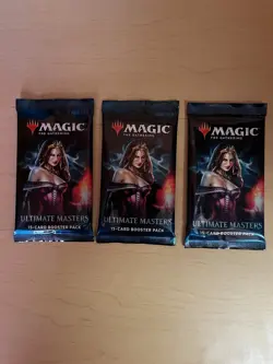 3x Ultimate Masters Brand New Sealed Booster Packs - Draft Sets MTG Magic Cards - Image 1
