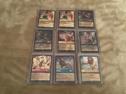 Lot of 9 Disney Lorcana Cards - Image 1