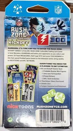 NFL Rush Zone Trading Card Game Kickoff Starter Deck Series 1 ~ Brand New - Image 2
