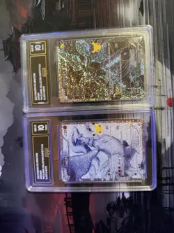 Pokemon Celebrations Zekrom and Reshiram Holo Card Set GMA 10 - Image 1