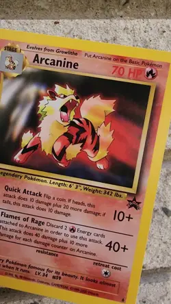 Black Star Promo Arcanine, Pokemon TCG (2000), #6 Vintage Card - Image 2