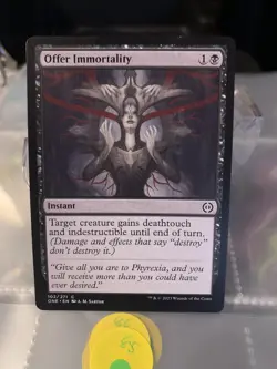 Offer Immortality [Phyrexia: All Will Be One] Magic MTG - Image 1