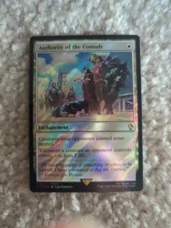 1x Authority of the Consuls, Surge Foil, Final Fantasy, Magic MTG NM - Image 1