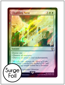 1x Cleansing Nova, Surge Foil, Final Fantasy, Magic MTG NM - Image 1