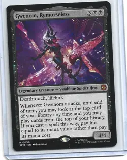 MTG Marvel Spiderman - Gwenom Remorseless - Non Foil - Image 1