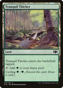 TRANQUIL THICKET x4 mtg NM Commander 2014 4 Common - Image 1
