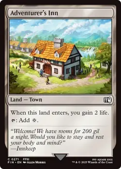 EDH * TOWN * Land Set of 12 ~mtg Final Fantasy Common Dual Mana Adventurers Inn - Image 2