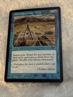 Magic: The Gathering Tempest Mana Severance MTG Unplayed NM++ - Image 1