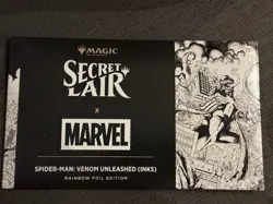 MTG Secret Lair X Marvel’s Spider-Man: Venom Unleashed (Inks) - Rainbow Foil - Image 1