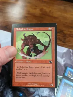 Ridgeline Rager Prophecy off center miscut misprint error - Image 1