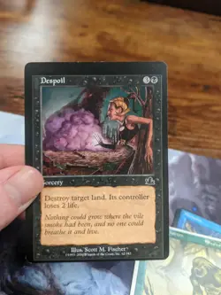 Despoil Prophecy off center miscut misprint error - Image 1