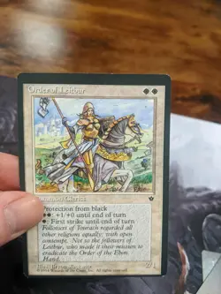 Order of Leitbur Fallen Empires off center miscut misprint error - Image 1