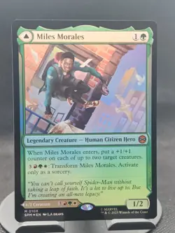 Miles Morales Marvel's Spider-Man Magic Magic the Gathering FOIL - Image 1