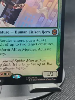 Miles Morales Marvel's Spider-Man Magic Magic the Gathering FOIL - Image 4