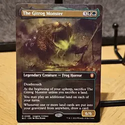 MTG The Gitrog Monster (Borderless) Commander: Bloomburrow 88 Mythic Rare NM - Image 1