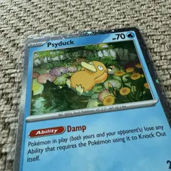Psyduck 007 with SWIRL Black Star Promo Mega Evolution Pokemon TCG - Image 2