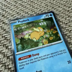 Psyduck 007 with SWIRL Black Star Promo Mega Evolution Pokemon TCG - Image 3
