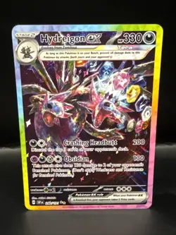 Pokemon TCG Hydreigon ex 240/191 Surging Sparks Special Illustration Rare - Image 1
