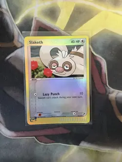 Pokemon TCG Slakoth EX Sandstorm 80/100 Reverse Holo Common NM - Image 1