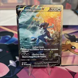 Pokemon TCG Hisuian Samurott V GG51/GG70 Crown Zenith Galarian Gallery Full Art - Image 1