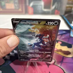 Pokemon TCG Hisuian Samurott V GG51/GG70 Crown Zenith Galarian Gallery Full Art - Image 4
