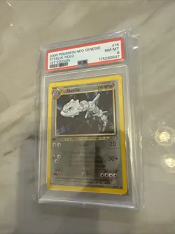 2000 POKEMON NEO GENESIS 1ST EDITION #15 STEELIX-HOLO PSA 8 NM - Image 1