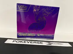 2023 Pokemon Center ETB Scarlet and Violet base set Sweet!! Miraidon New Sealed! - Image 1