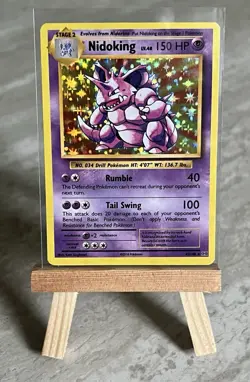 Pokemon TCG Nidoking 45/108 Evolutions Holo 2016 - LP(+) - Image 1