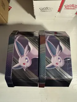 2 Pokemon V Heroes Tins Umbreon and Espeon SEALED New POKEMON - Image 2