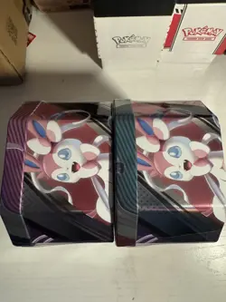 2 Pokemon V Heroes Tins Umbreon and Espeon SEALED New POKEMON - Image 4
