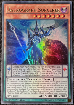 Yu-Gi-Oh! - Astrograph Sorcerer - PEVO-EN001 - Ultra Rare - 1st EDITION - NM/M - Image 1