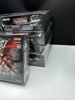 9x Lot Yugioh Supreme Darkness 1st edition Mini Box w/ 4 booster packs and token - Image 4