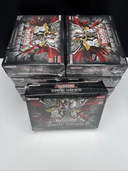 9x Lot Yugioh Supreme Darkness 1st edition Mini Box w/ 4 booster packs and token - Image 5