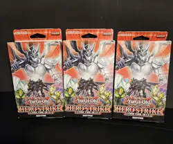 3 Unlimited Hero Strike Sealed Structure Decks - Image 1
