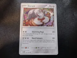 Durant 129/182 INSUFFICIENT INK ERROR Uncommon Pokemon Card - Image 1