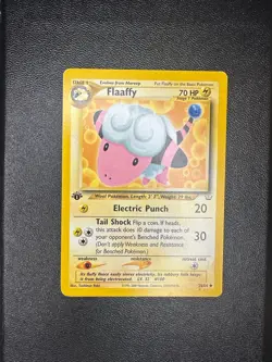 Flaaffy 28/64 - 1st Edition - Neo Revelation - Vintage WOTC POKEMON CARD - Image 1