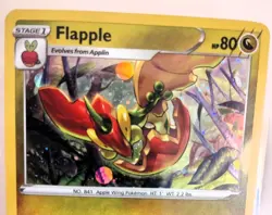 Flapple SWSH189 Sword & Shield Promo Holo Black Star Promo Card Near Mint - Image 2