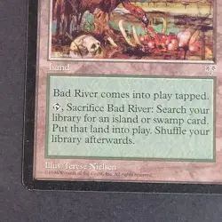 MTG Card - 1x Bad River - Mirage - Light Play LP - Vintage - Magic The Gathering - Image 3