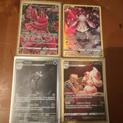 Lot Of 4 Pokemon TCG Card Art Rares all NM - Image 1