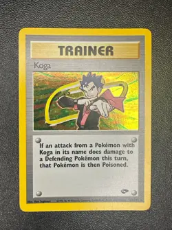Pokemon Card - Trainer Koga Holo Rare Gym Challenge 19/132 - Image 1