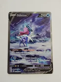 Suicune v Crown Zenith Galarian Gallery Holo Ultra Rare Card GG38 GG70 - Image 1
