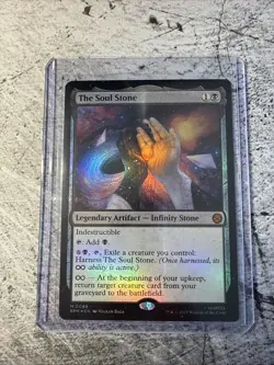 Magic The Gathering Spider-Man Soul Stone Foil Card - Image 1