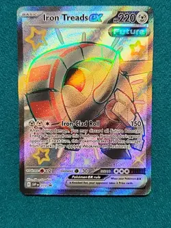Iron Treads ex SVP 073 Scarlet & Violet Black Star Promo Pokemon TCG Card NM - Image 1