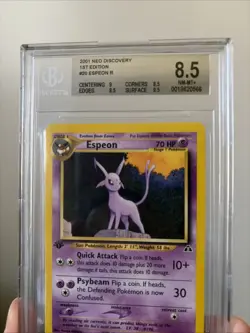 BGS 8.5 2001 Neo Discovery 1st Edition Espeon 20/75 Pokemon Card - Image 3