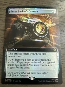 Peter Parker's Camera FOIL - Spider-Man MTG NM - Image 1