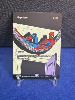 NM Borderless Reprieve, MTG, Marvel's Spider-Man, Magic the Gathering, 5 - Image 1