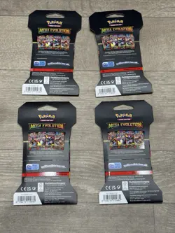 Mega Evolution Sleeved Booster Pack Art Set - Sealed Pokemon Blister Packs - Image 2