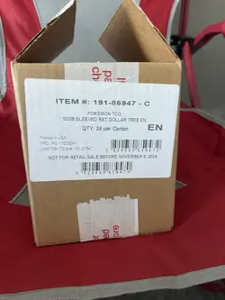 Pokemon Surging Sparks Sealed Dollar Tree Counter Display 24 Booster Packs - Image 1