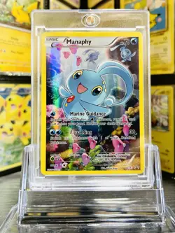 Manaphy XY113 Promo Rare Holo Pokemon Card Near Mint Condition Never Played - Image 1